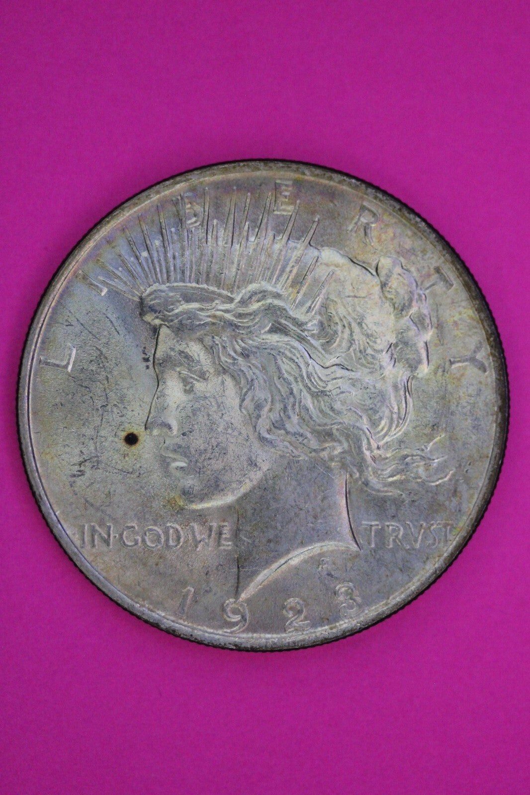 Toned High Grade 1923 P Liberty Peace Silver Dollar Philadelphia Mint Coin 232