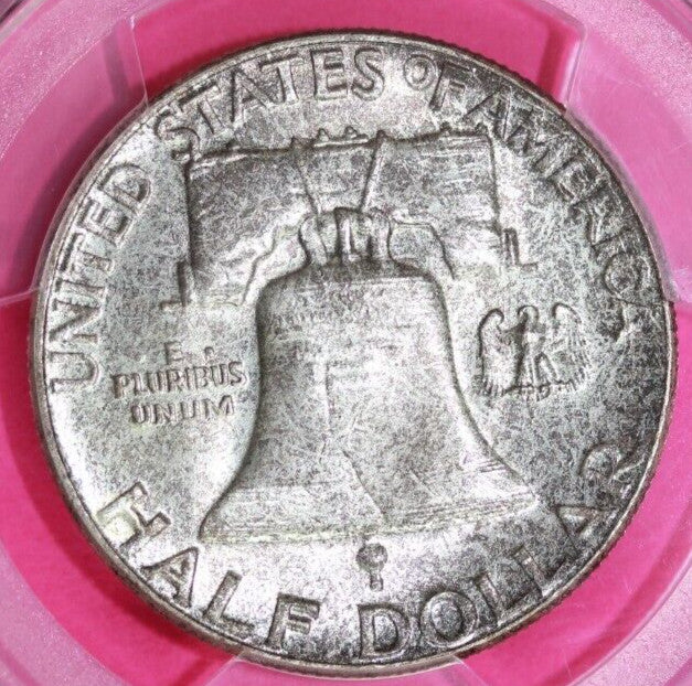 Gold Toned 1955 P MS 65 Bugs Bunny Ben Franklin Half Dollar Trueview PCGS 1188