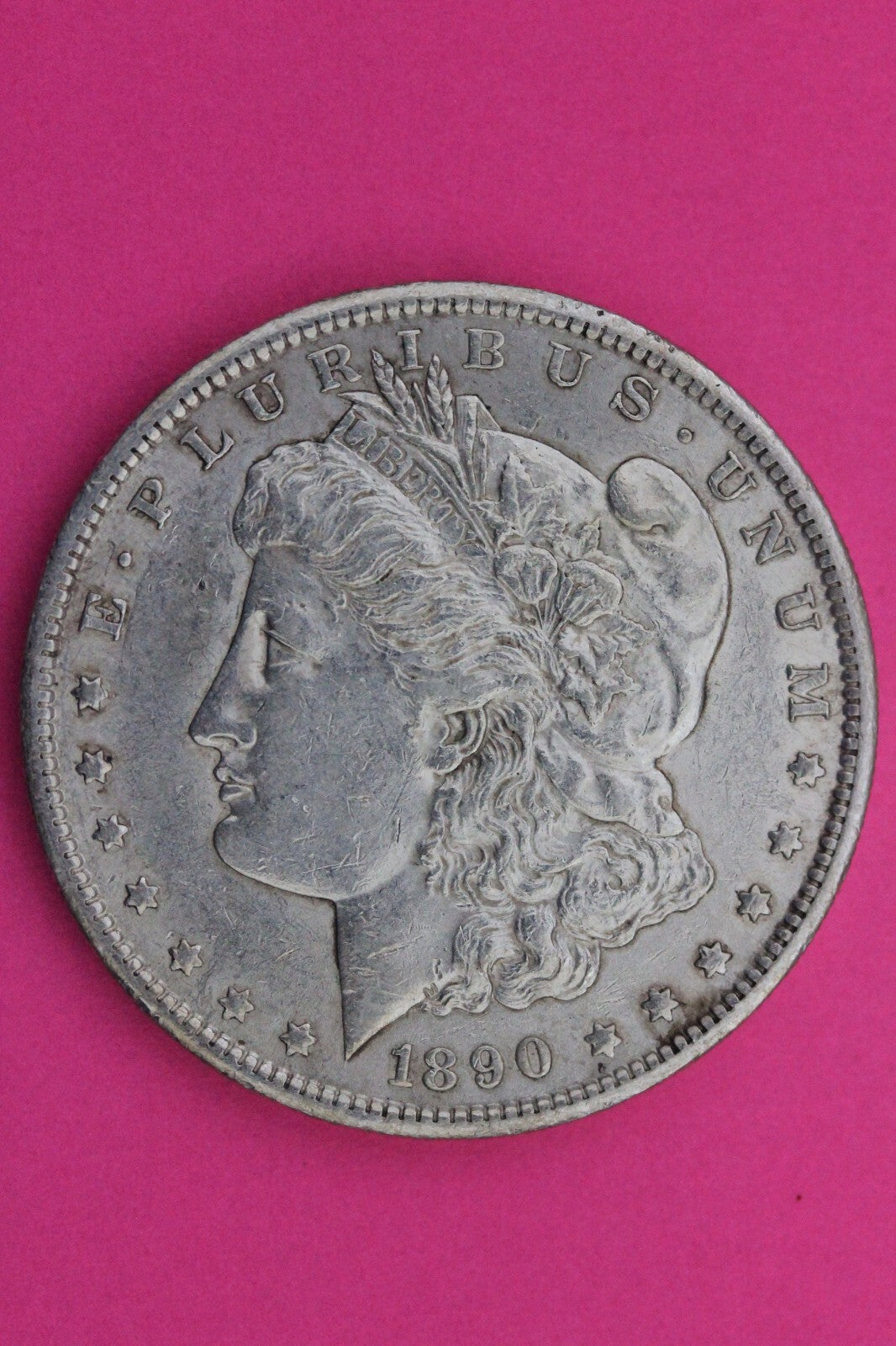 High Grade 1890 S Morgan Lady Liberty Rare Date Silver Dollar Authentic 0286N