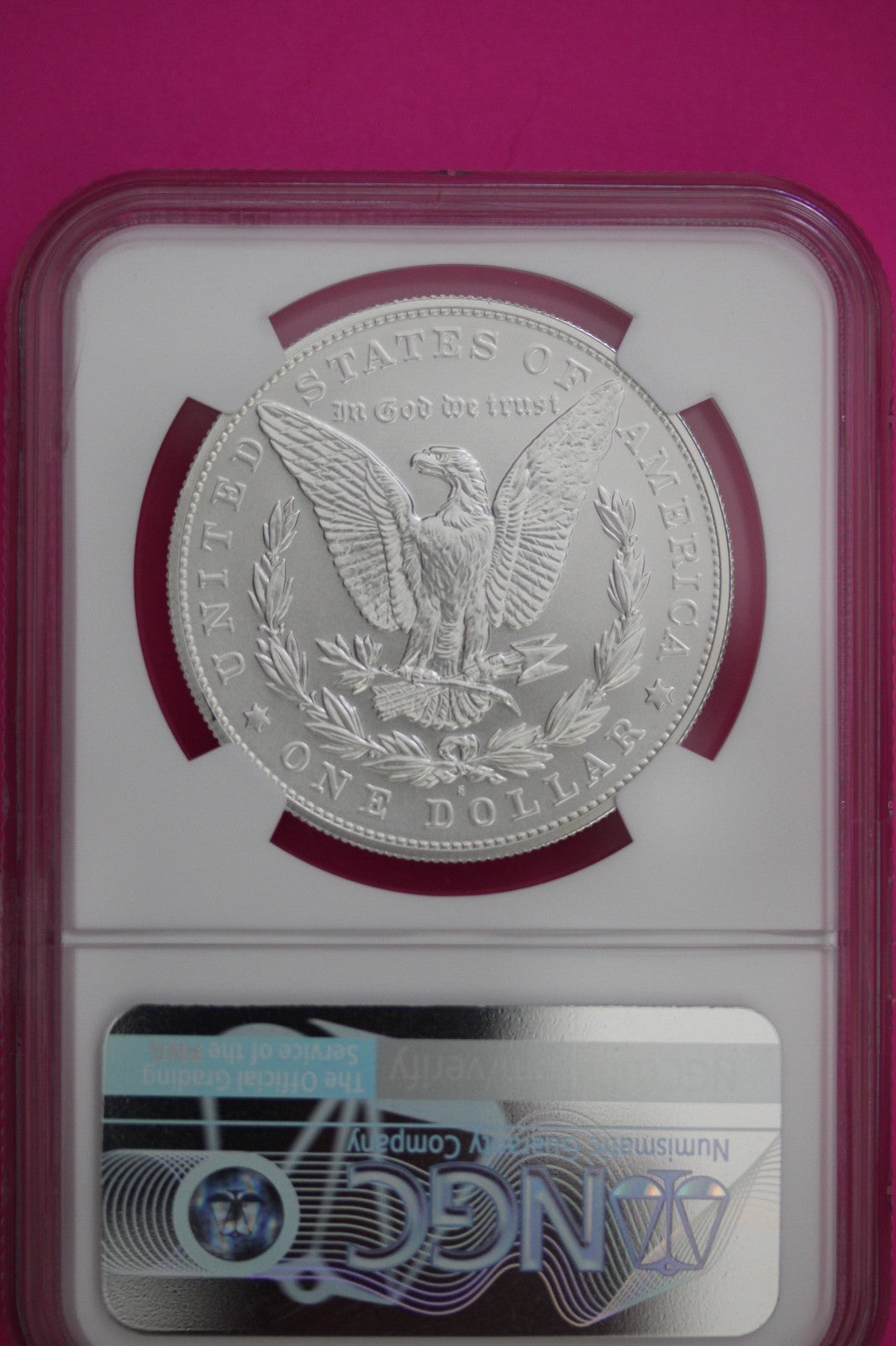 2021 S MS 69 Morgan Silver Dollar NGC Authentic Certified Graded Coin Slab 403