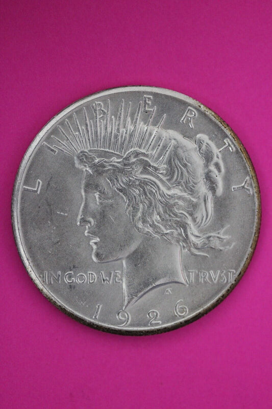 Gem BU 1926 P Liberty Peace Silver Dollar Philadelphia Mint Coin Nice Luster 162