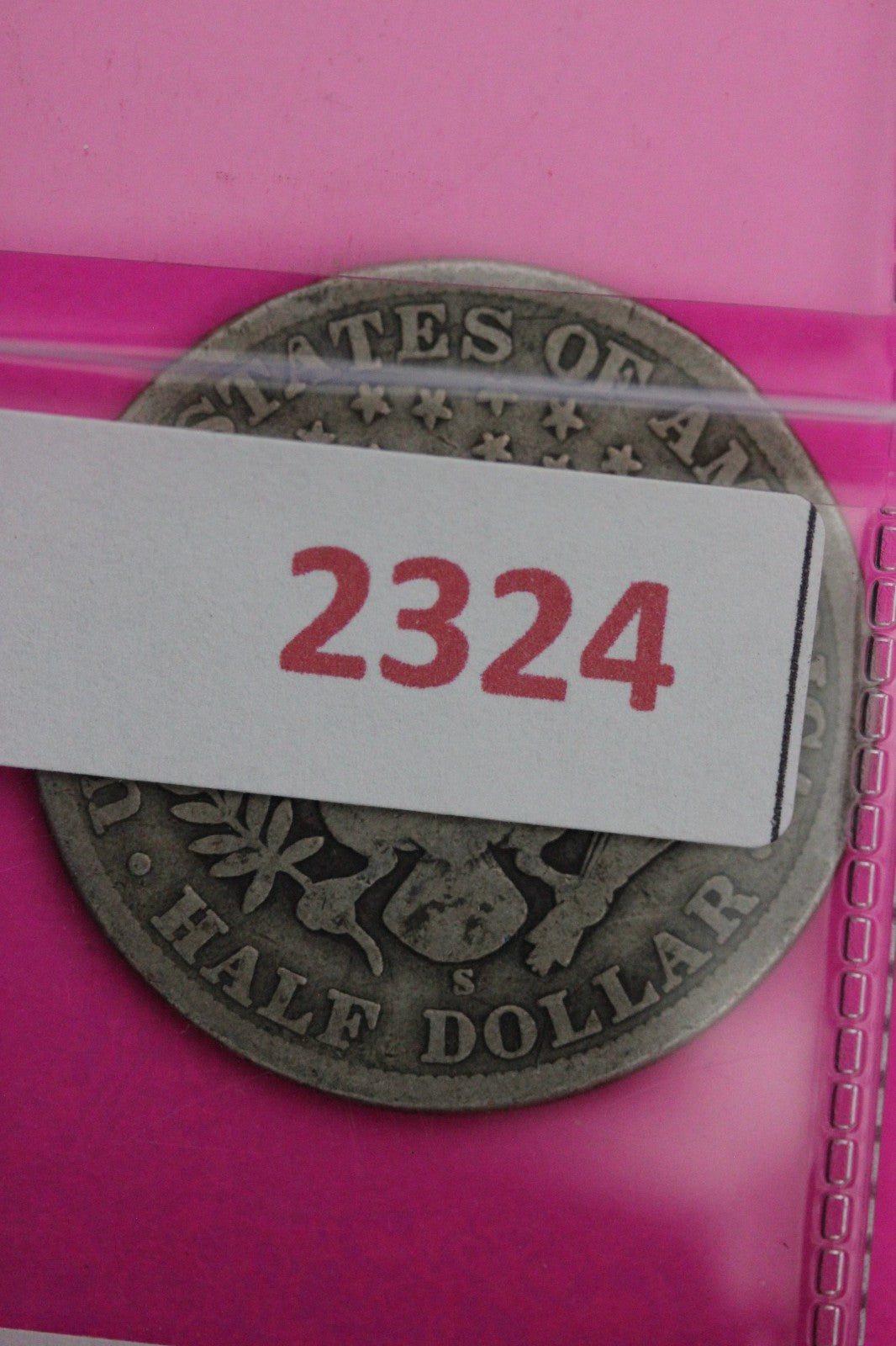 1907 S Barber Liberty Silver Half Dollar Guaranteed Authentic Genuine Coin 2324