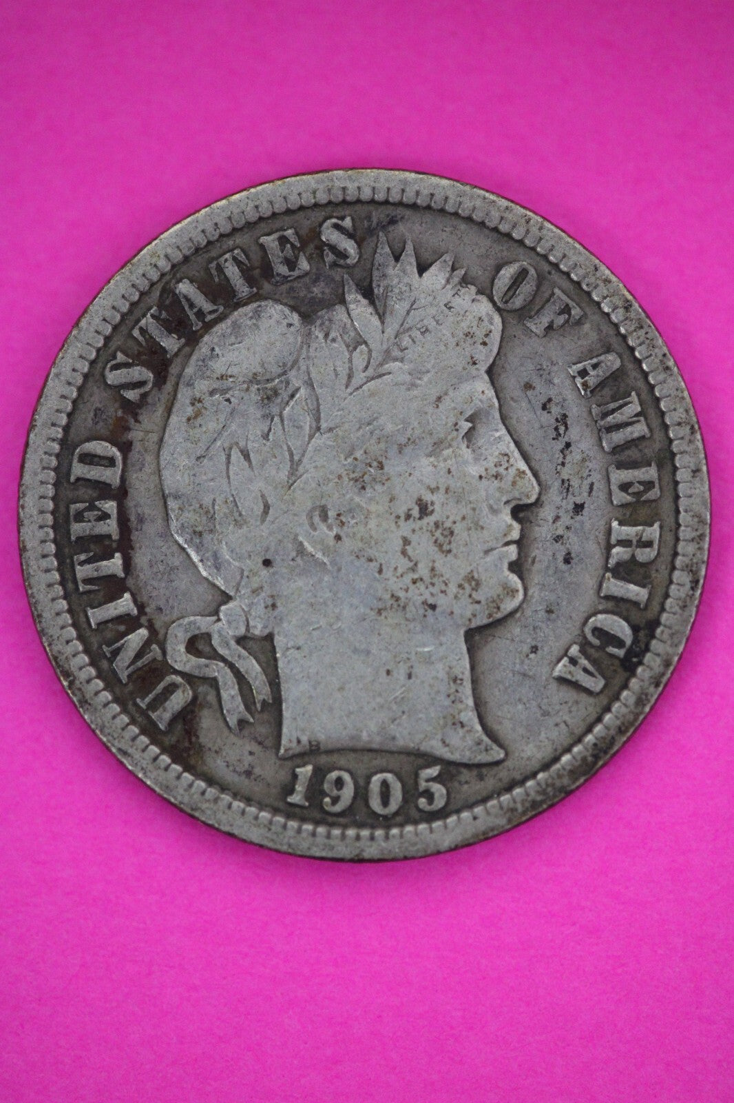 1905 S Barber Liberty Dime Scarce Semi Key Date Silver Coin San Francisco 140