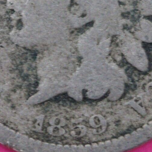 1859 Copper Nickel Indian Head Cent Penny Exact Early Type Coin Pictured 116