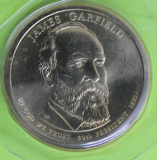 Gem BU 2011 D James Garfield Presidential Dollar In Mint Cello Exact Coin TOM 20