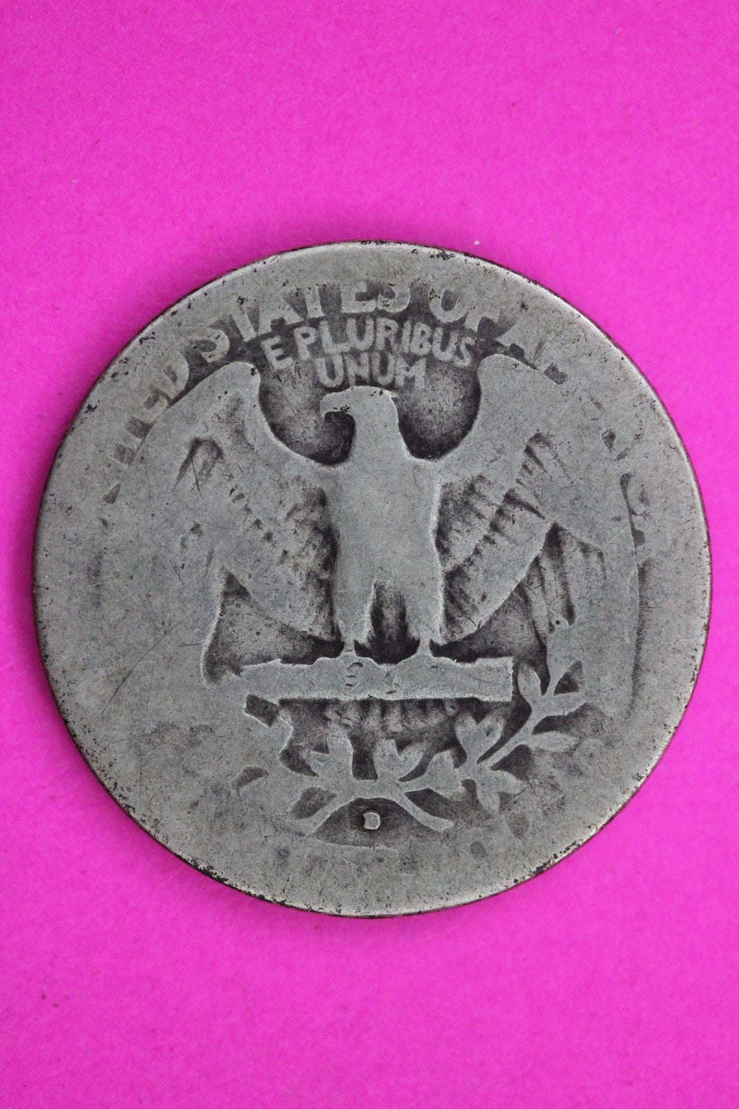 1932 D George Washington Silver Quarter Guaranteed Authentic Genuine Coin 1592