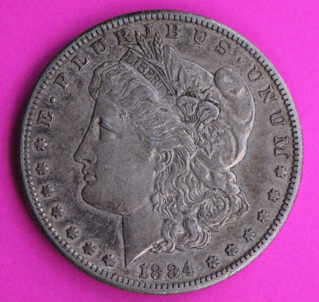 High Grade 1884 S Morgan Liberty Silver Dollar Rare San Francisco Mint Coin 277