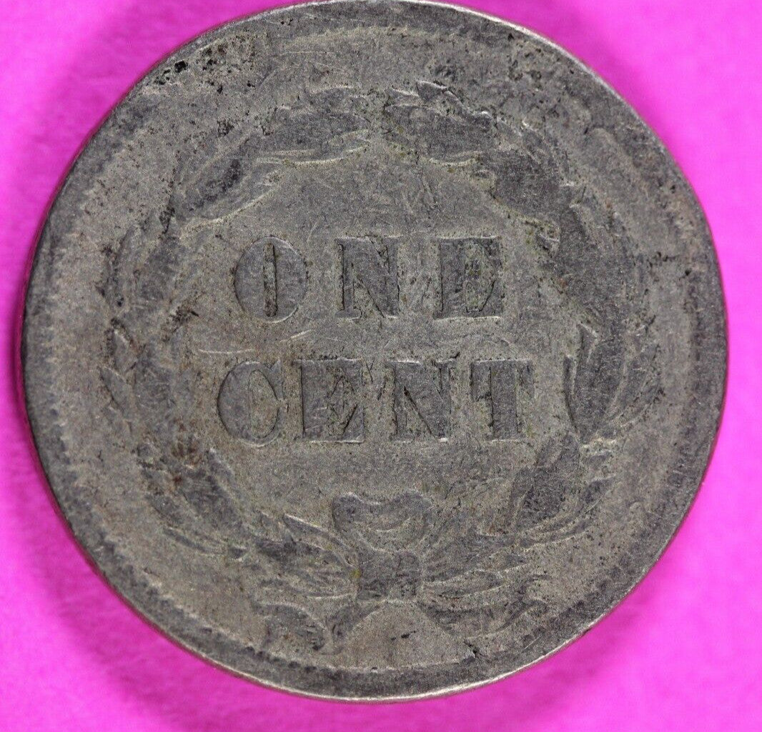1859 Copper Nickel Indian Head Cent Penny Rare Type Coin Exact Coin Pictured 296