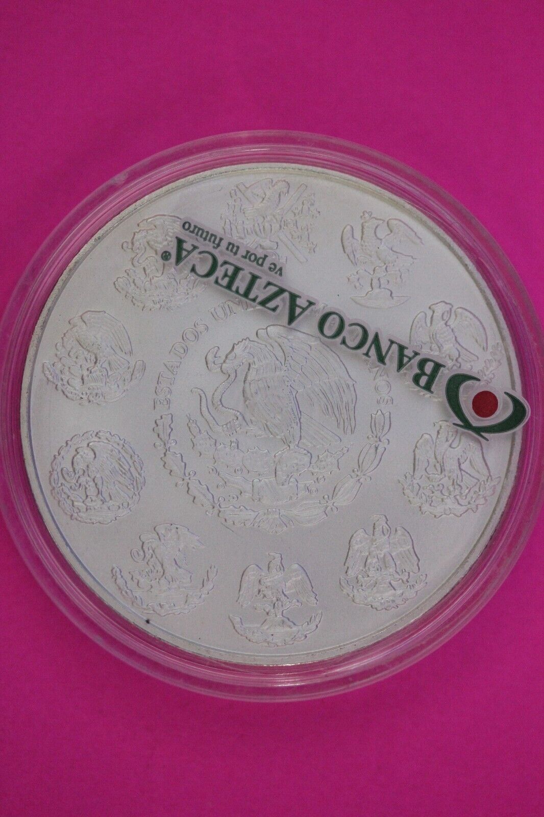Gem BU 2012 Banco Azteca Mexico Libertad Same Silver Coin In Pics Capsule 14