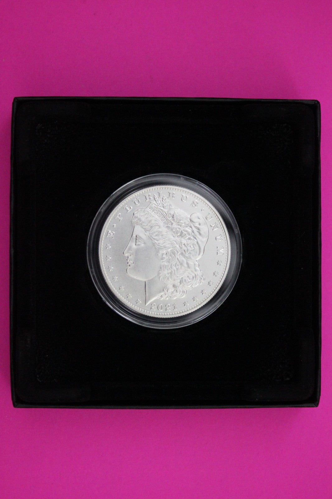 Gem Brilliant Uncirculated 2021 D Morgan Silver Dollar .999 Mint Box COA 6032