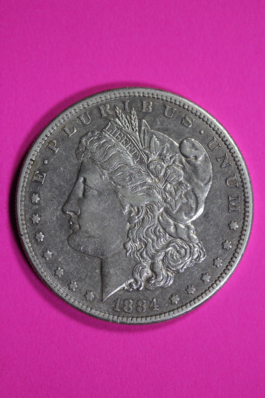 High Grade 1884 S Morgan Liberty Silver Dollar Key Date Coin San Francisco 199