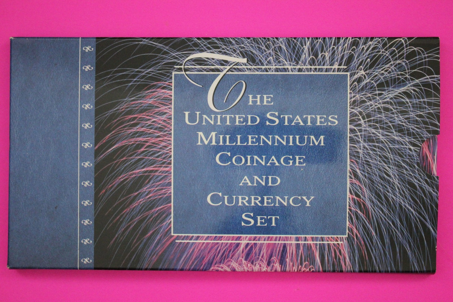 Rare 2000 Coin & Currency Millenium Set Silver Eagle & Sacagawea & $1 Note 9008