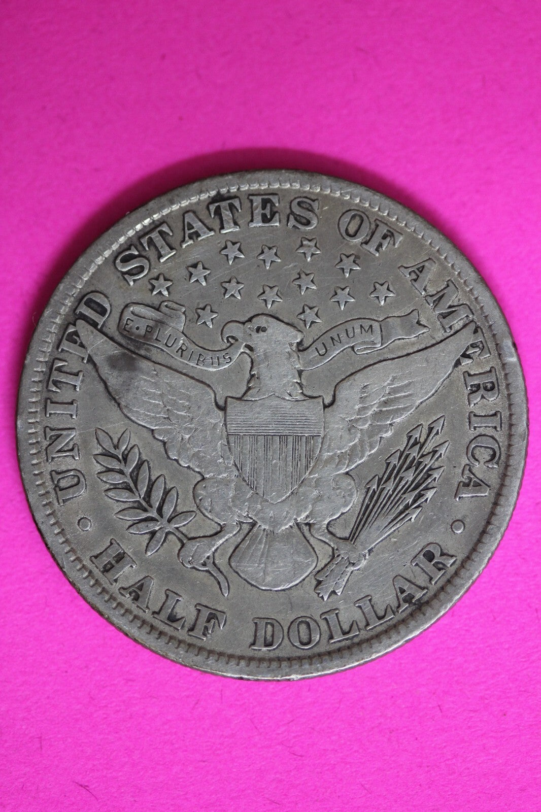 1907 P Barber Liberty Half Dollar Silver Coin Better Grade Philadelphia Mint 83