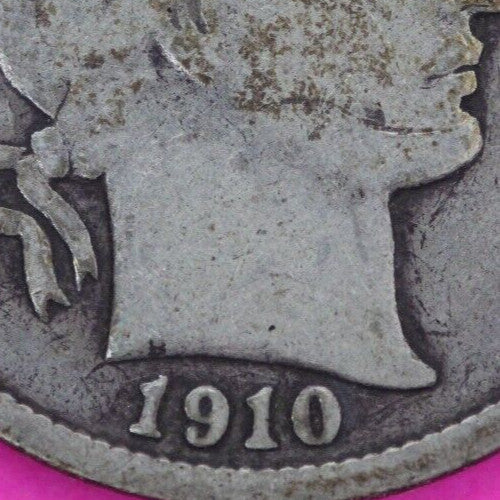 1910 S Barber Liberty Dime Scarce Semi Key Date Silver Coin San Francisco 25