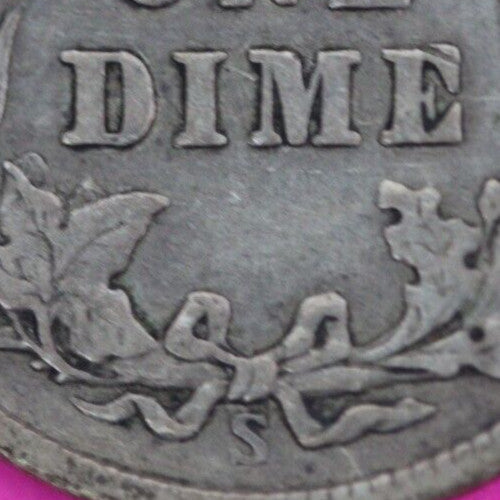 1907 S Barber Liberty Dime Scarce Semi Key Date Silver Coin San Francisco 15
