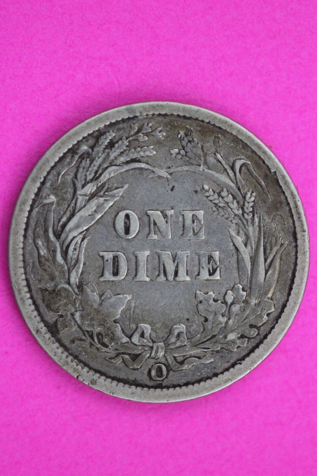 1894 O Barber Liberty Dime Scarce Semi Key Date Silver Coin Free Shipping 0064