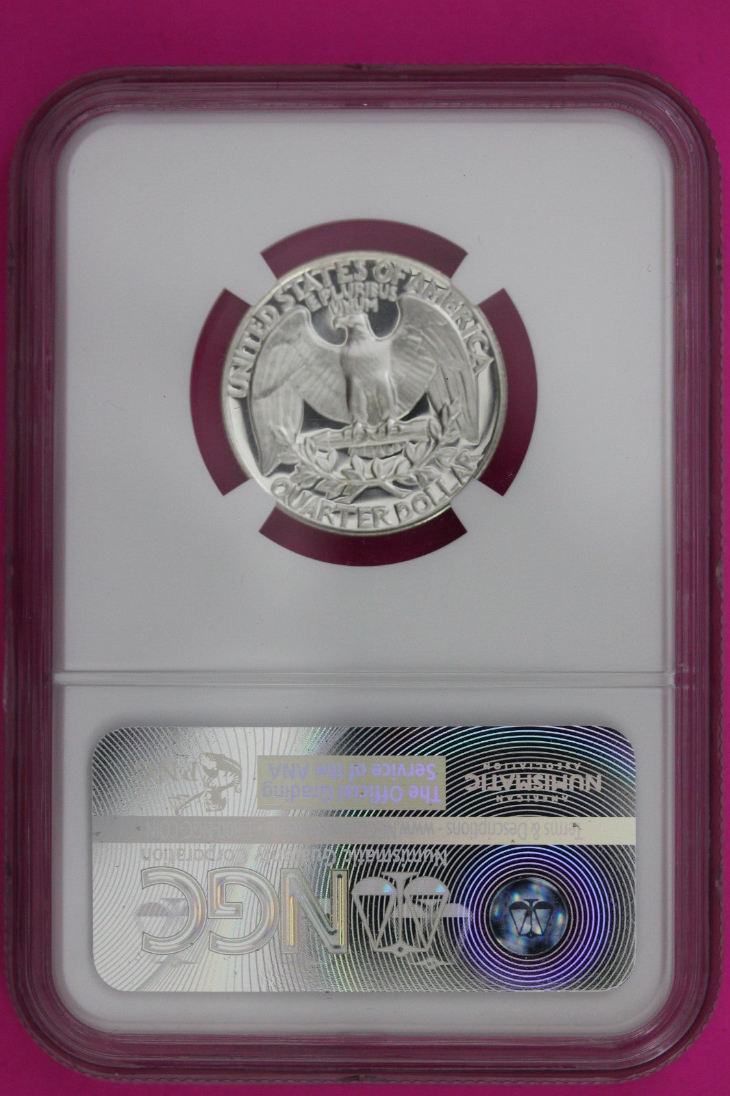 1964 PF 68 Proof Washington Silver Quarter NGC Certified Graded Authentic 1357