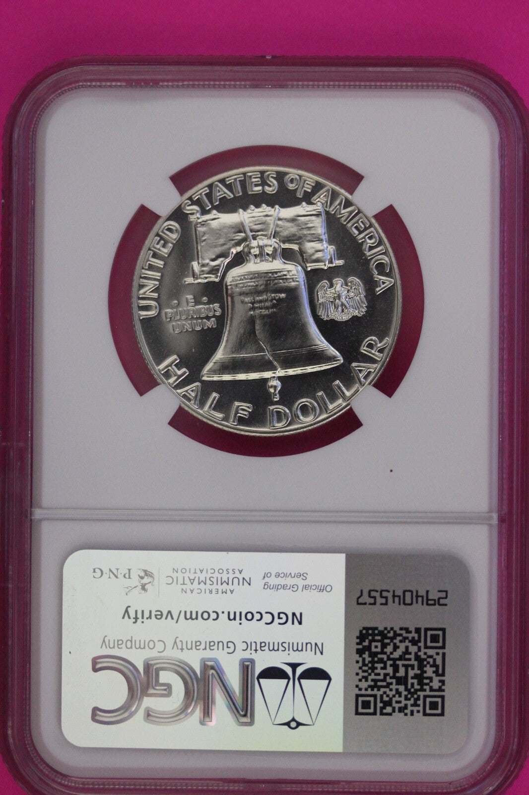 1959 PF 68 Ben Franklin Half Dollar NGC Graded Certified Authentic Slab 900