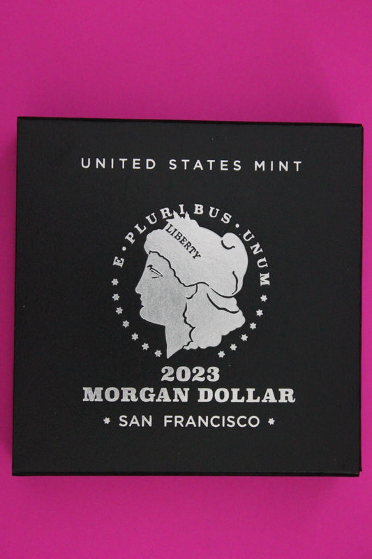Gem Deep Cameo Proof 2023 S Morgan Silver Dollar .999 Mint Box COA 6058