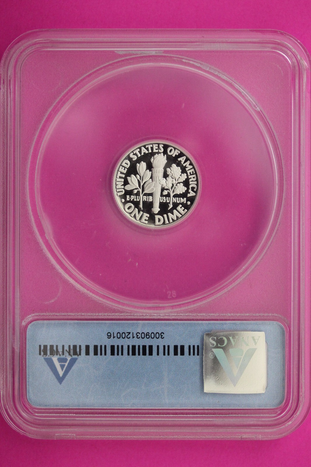 2013 S PR 70 Roosevelt Silver Dime Deep Cameo ANACS Certified Graded Slab 399