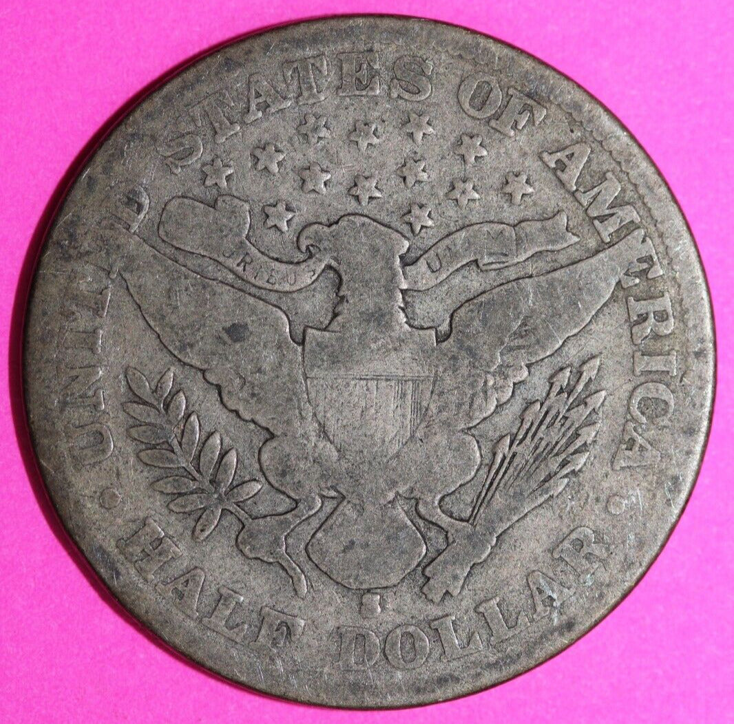 1903 S Barber Liberty Half Dollar Silver Semi Key Date San Francisco Mint 81