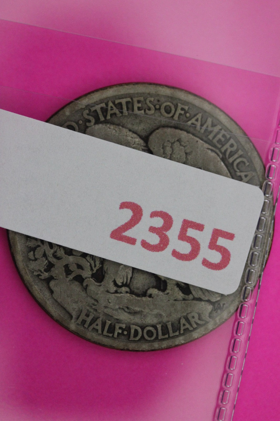 1917 D OBV Walking Liberty Silver Half Dollar Guaranteed Authentic Genuine 2355