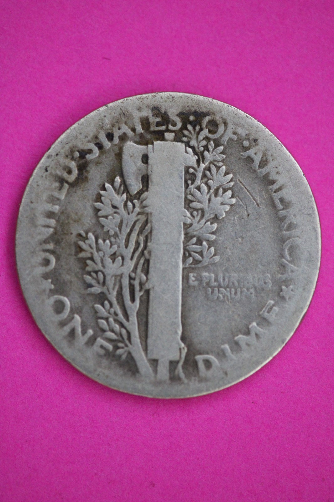 1921 P Mercury Dime Silver Exact Coin Shown Low Grade Filler Damaged 2746