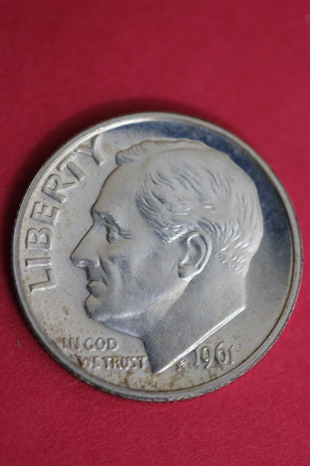 1961 Silver Proof Roosevelt Dime Exact Coin Shown Fast Shipping OCE 07