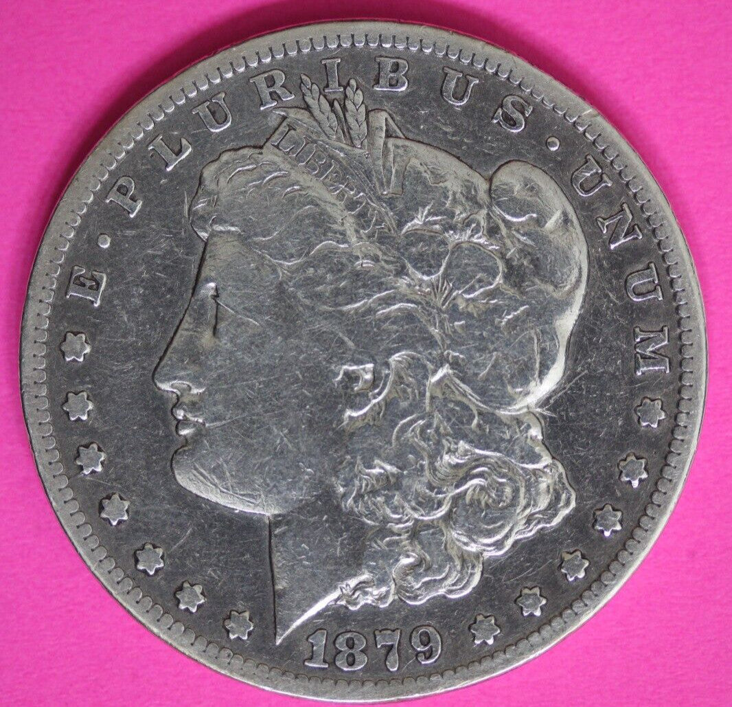 High Grade 1879 CC Morgan Liberty Silver Dollar Very Rare Key Date Coin 276