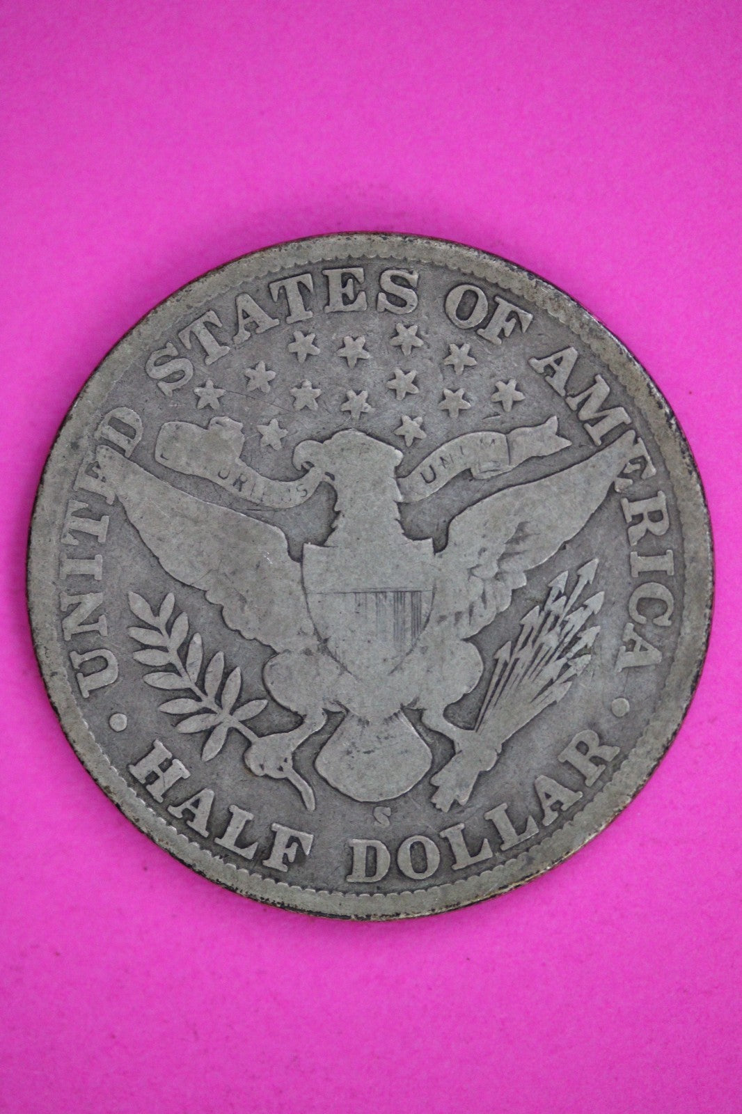 1909 Inverted S Barber Liberty Half Dollar Silver Guaranteed Authentic Coin 2898