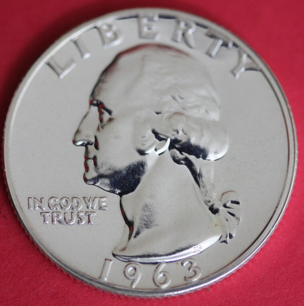 1963 Proof George Washington Quarter Exact Coin Shown  33