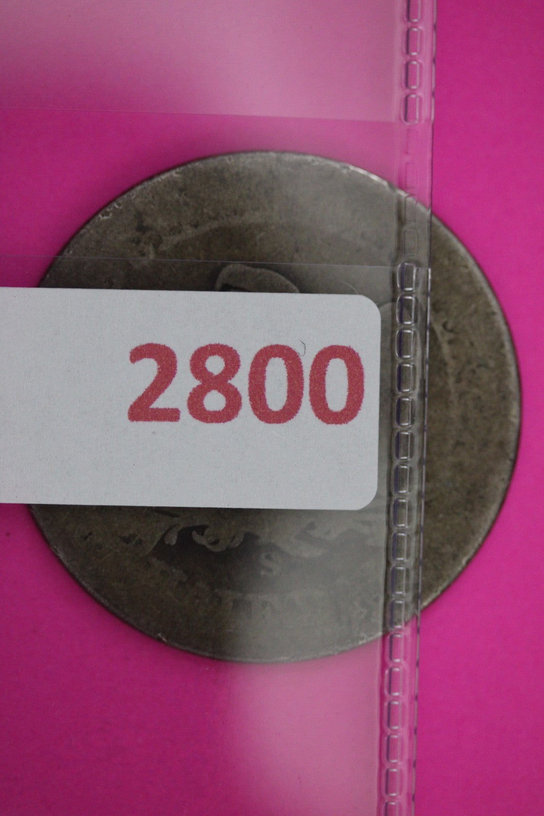 No Date Seated Liberty Half Dollar Silver Exact Coin Shown Low Grade Filler 2800