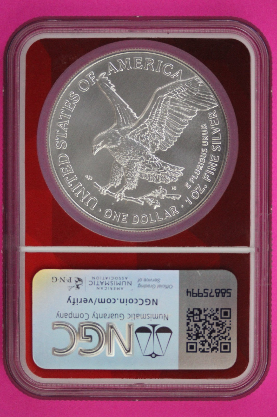 Eagle Privy 2025 (P) MS 69 Silver Eagle Coin 1 of 1rst 50,000 NGC Graded 850