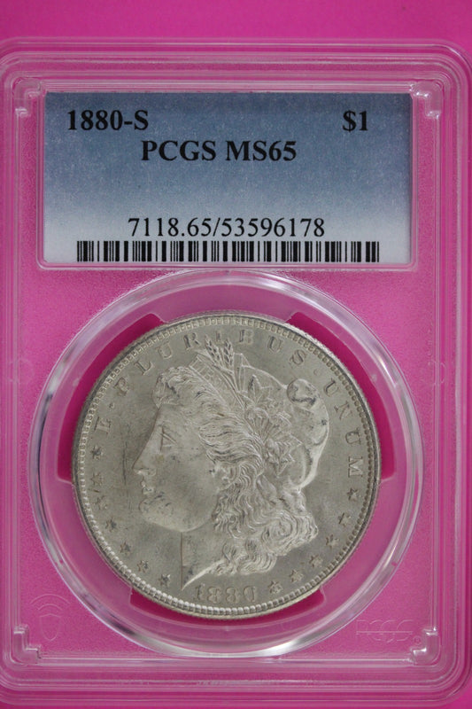 1882 P MS 64 Liberty Morgan Silver Dollar PCGS Graded Authentic Certified 103