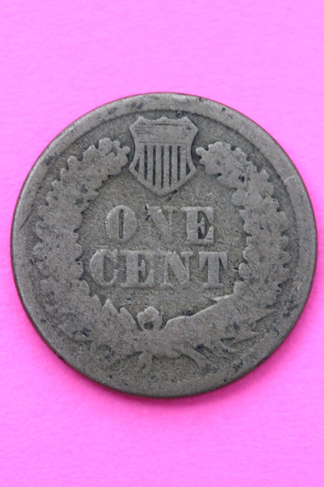 1863 Copper Nickel Indian Head Cent Penny Exact Early Type Coin Pictured 165