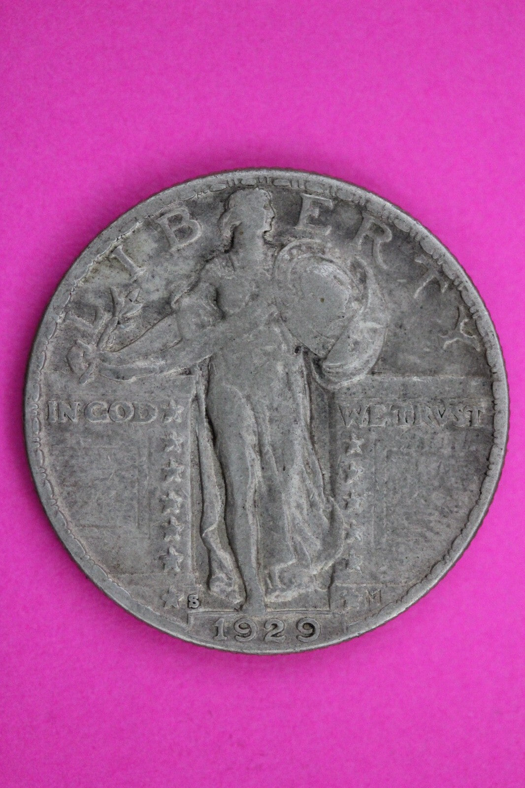 High Grade Full Date 1929 S Standing Liberty Silver Quarter Key Date Coin 15