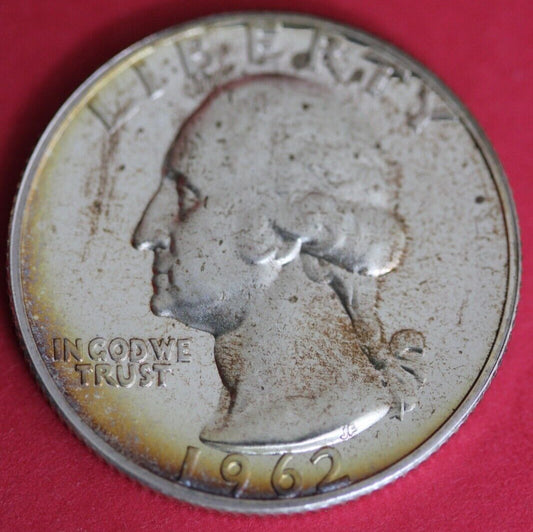 Toned 1962 Proof George Washington Quarter Exact Coin Shown  25