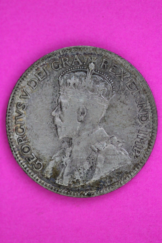 1917 Newfoundland Canada 20 TWENTY Cent Silver Coin Guaranteed Authentic 2249