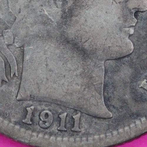 1911 P Barber Liberty Dime Scarce Semi Key Date Coin Philadelphia Mint 150