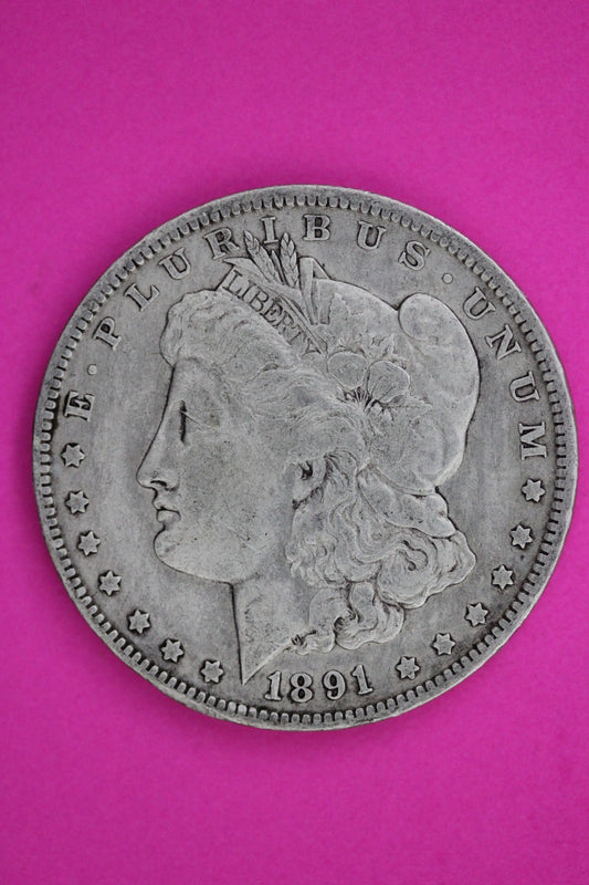 1891 O Morgan Lady Liberty Silver Dollar Guaranteed Authentic & Genuine 1761