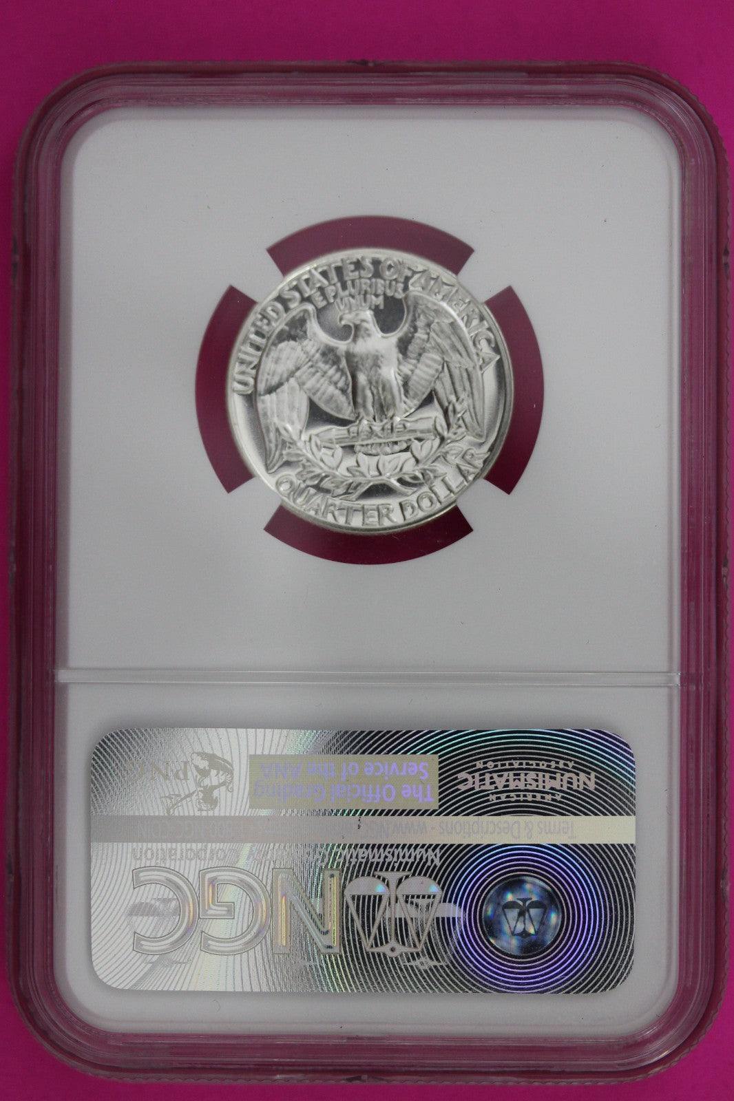 1962 PF 68 Proof Washington Silver Quarter NGC Certified Graded Authentic 1355