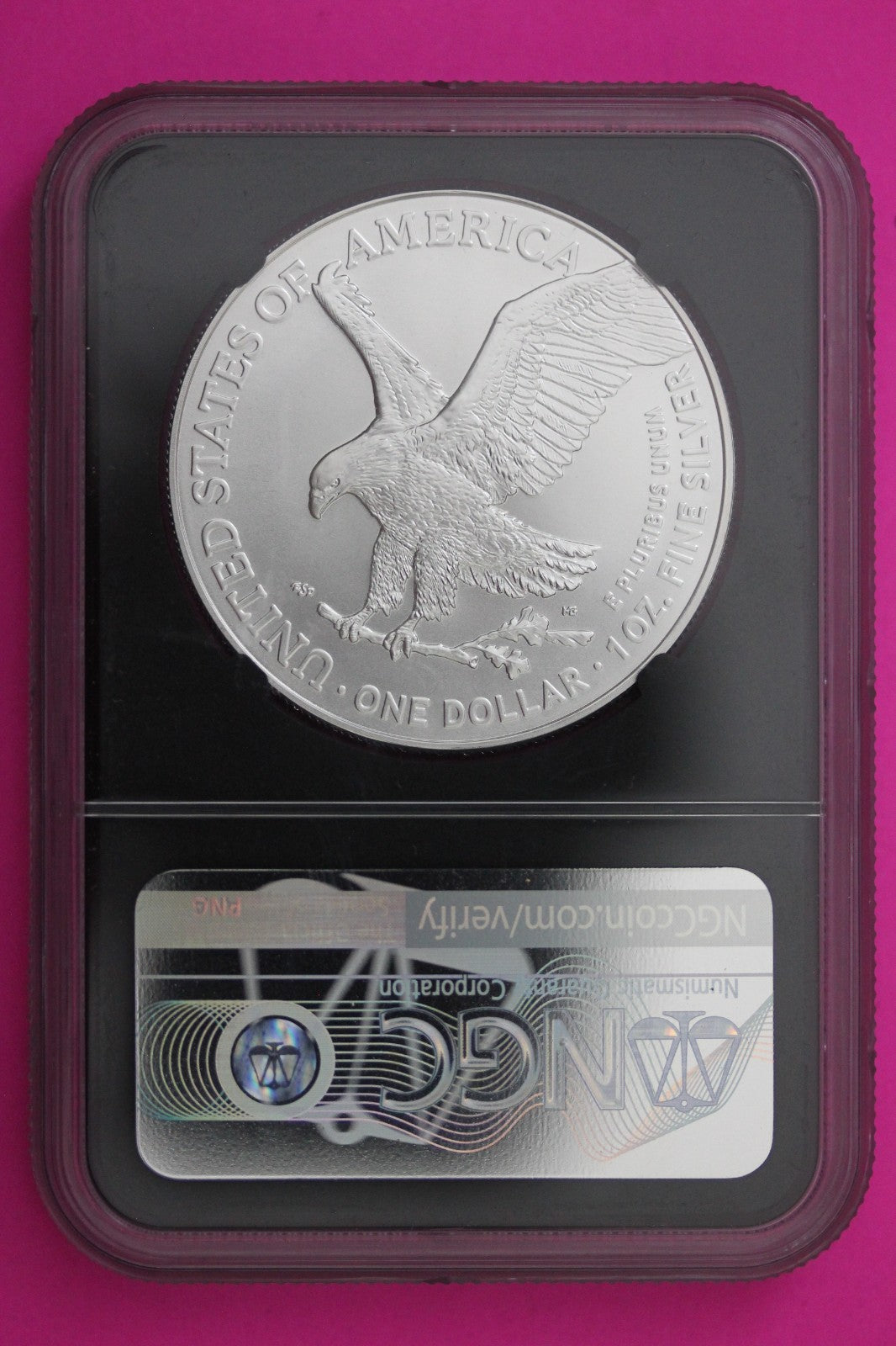 2021 MS 70 Type 2 Silver American Eagle Mercanti Signature NGC Certified 291