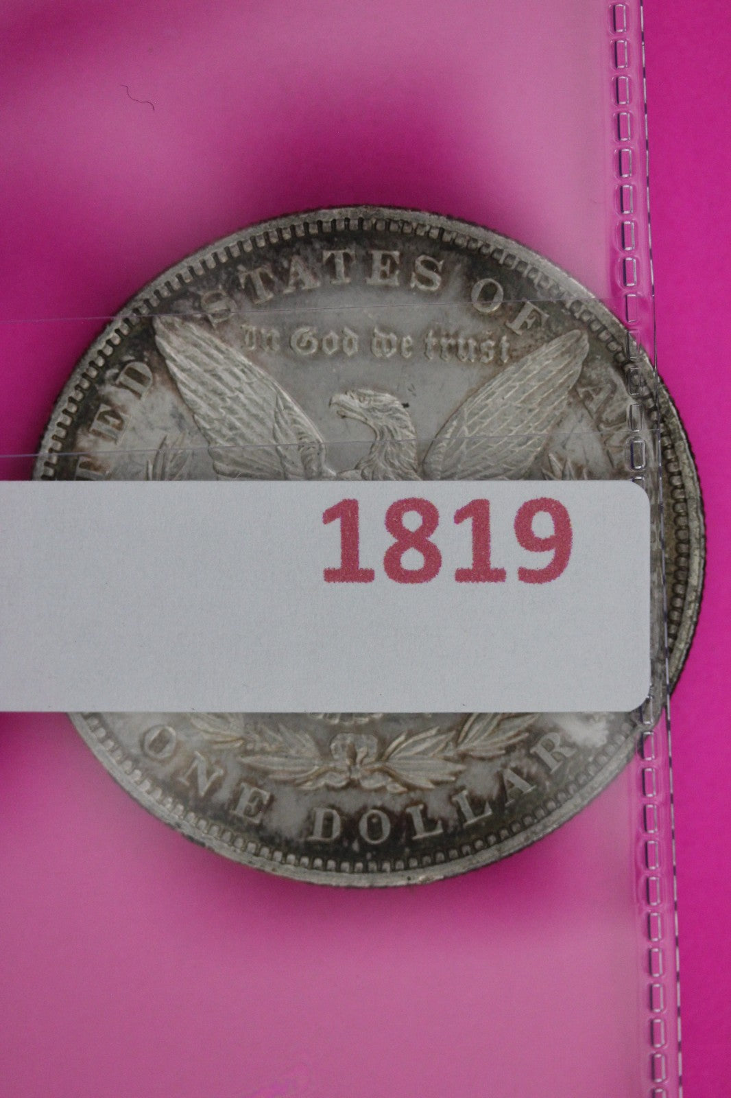 High Grade 1879 P Morgan Liberty Silver Dollar Guaranteed Authentic Coin 1819