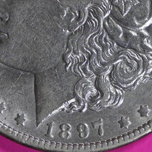 High Grade 1897 O Morgan Liberty Silver Dollar Key Date Coin New Orleans 32