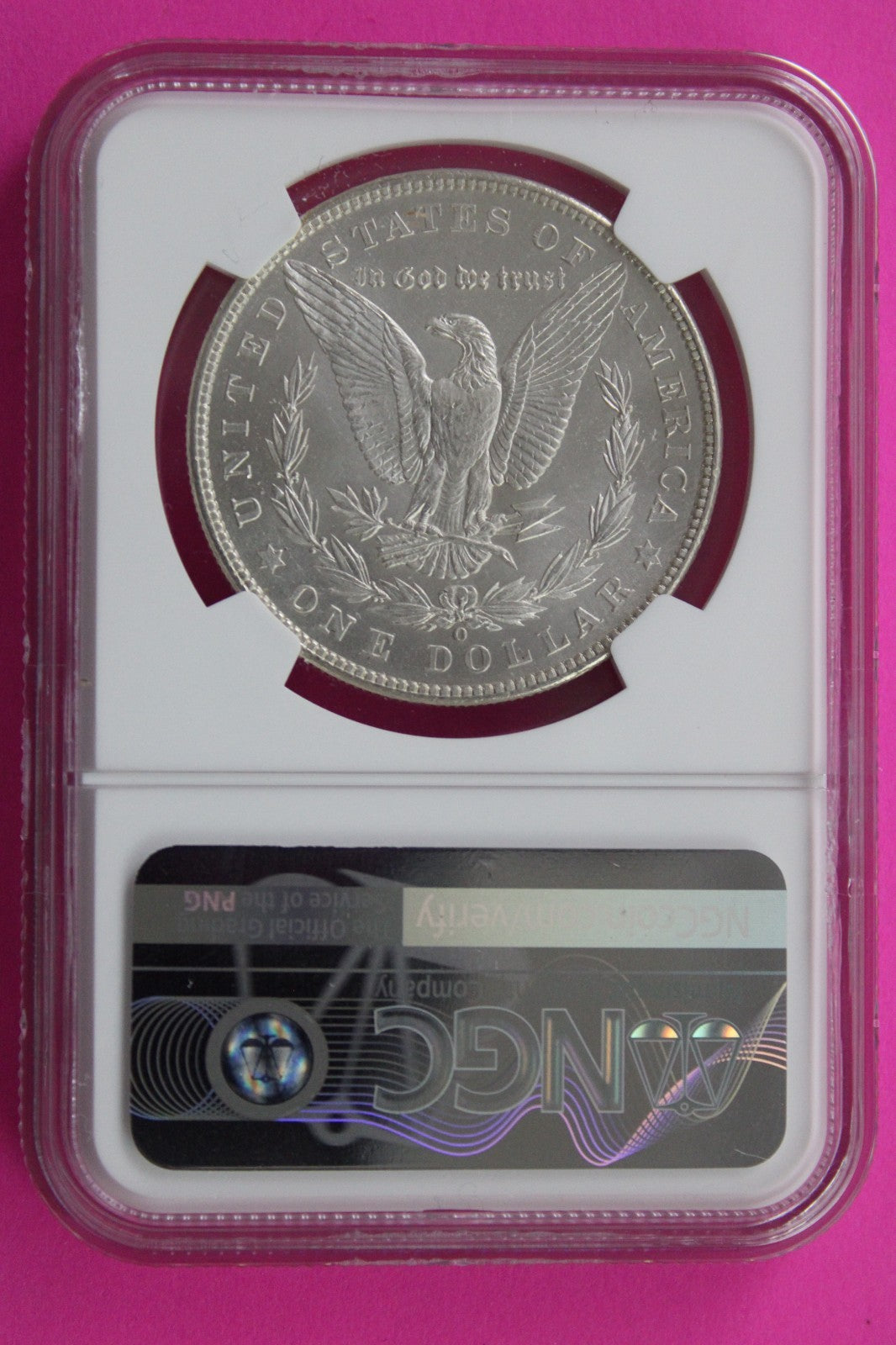1901 O MS 63 Liberty Morgan Silver Dollar NGC Certified Graded Authentic 854