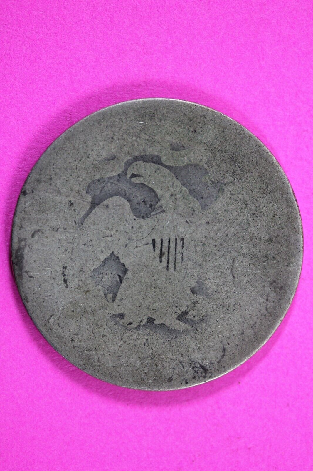 No Date Seated Liberty Half Dollar Silver Exact Coin In Pics Low grade 2-13