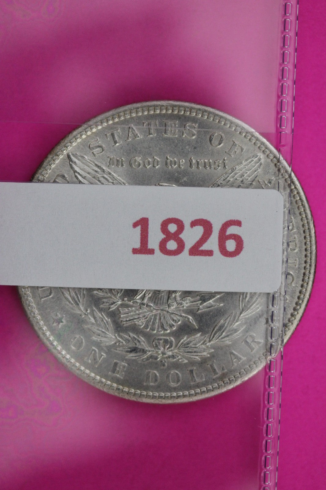 High Grade 1890 S Morgan Liberty Silver Dollar Guaranteed Authentic Coin 1826