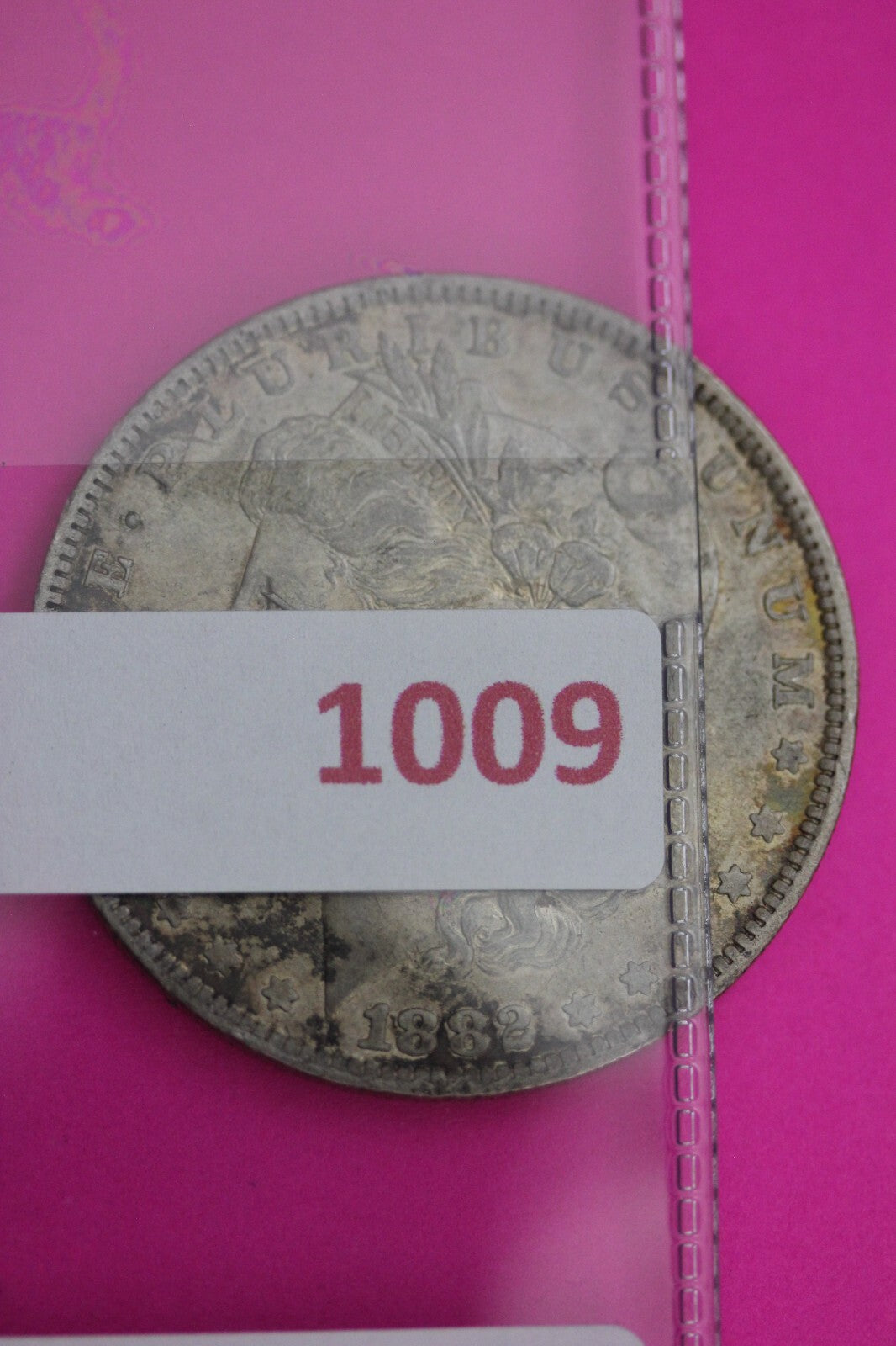 Rainbow Toned 1882 O Morgan Liberty Silver Dollar Guaranteed Authentic Coin 1009