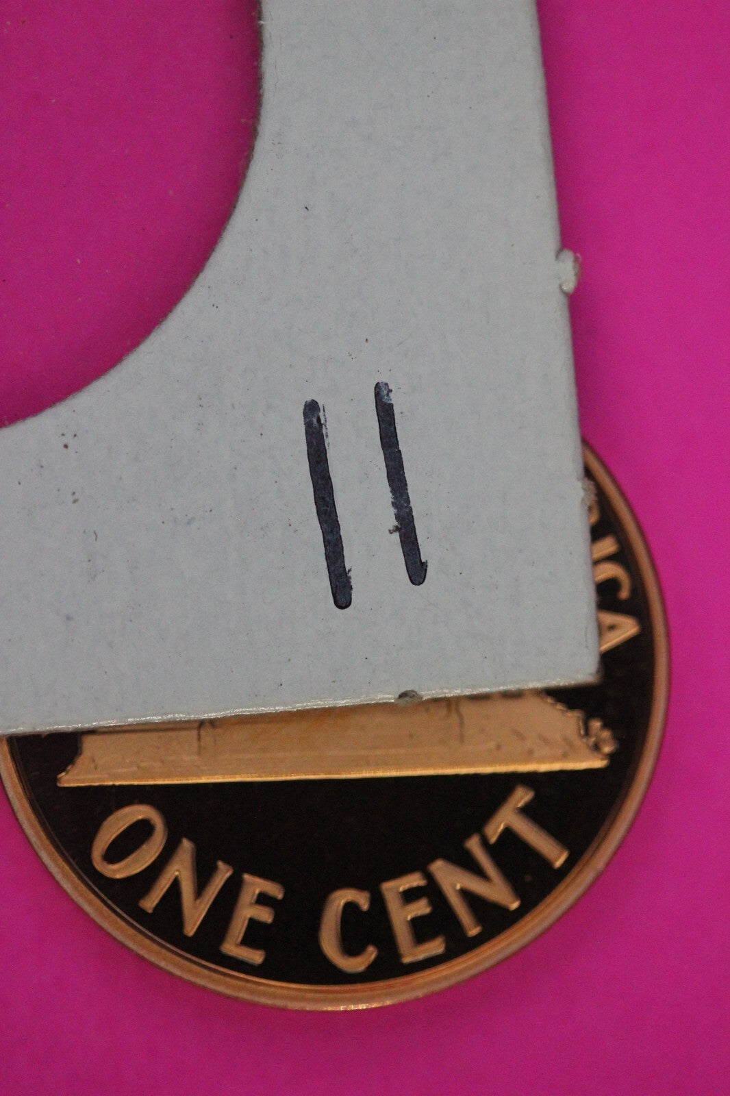 Gem Proof 2007 S Ultra Deep Cameo Lincoln Memorial Cent Same Coin In Pics TOM11