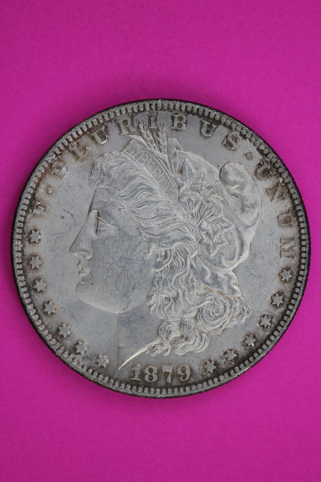 High Grade 1879 P Morgan Liberty Silver Dollar Guaranteed Authentic Coin 1819